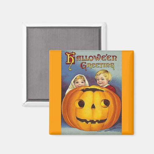 groeten Halloween Magneet (Voorkant / Achterkant)