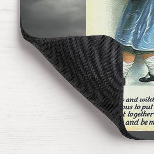 groeten Halloween Muismat (Hoek)