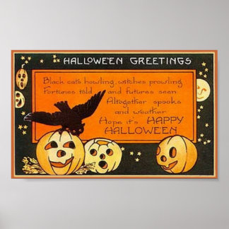  groeten Halloween Poster