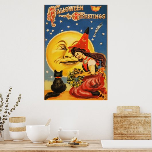 groeten Halloween Poster (Keuken)
