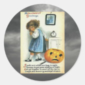  groeten Halloween Ronde Sticker (Voorkant)