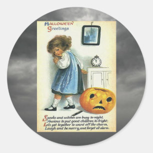 groeten Halloween Ronde Sticker