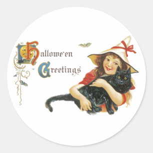 groeten Halloween Ronde Sticker