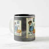  groeten Halloween Tweekleurige Koffiemok (Voorkant links)