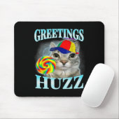 Groeten Huzz Grappige Gen Z Gen Alpha Slang Meme Muismat (Met muis)
