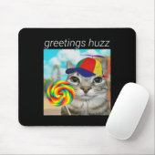 Groeten Huzz Grappige Gen Z Gen Alpha Slang Meme Muismat (Met muis)