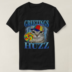 Groeten Huzz Lollipop Cat Meme T-shirt