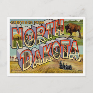Groeten in North Dakota uit de VS Briefkaart