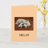 Groeten! Kaart (Gele Bloem)