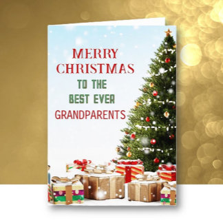 Groeten! Kerstkaart voor grootouders Kaart