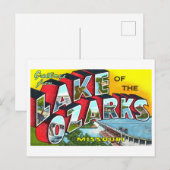  groeten: Lake of the Ozarks, Missouri Briefkaart (Voorkant / Achterkant)