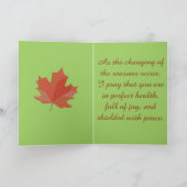 Groeten met groene kleppen kaart