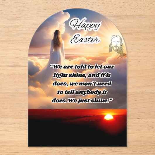 Groeten met Pasen Acryl Uitnodigingen (Voorkant)