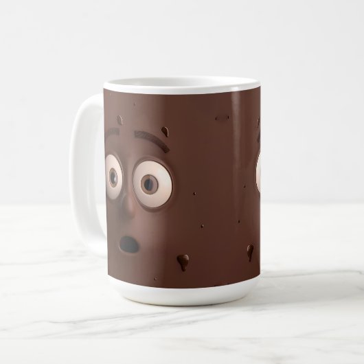 "Groeten, mok mavens en grappenliefhebbers! (Voorkant links)