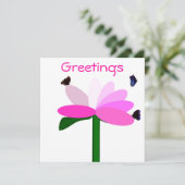 Groeten Notecard Feestdagenkaart (Staand voorkant)