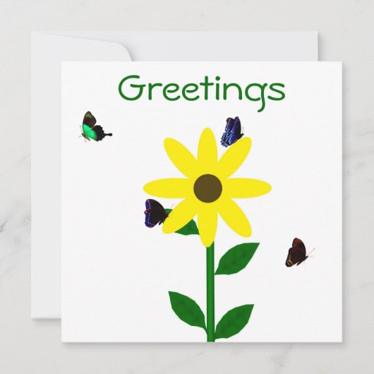 Groeten Notecard Feestdagenkaart (Voorkant)