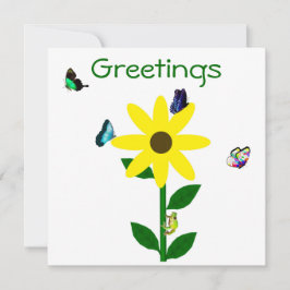 Groeten Notecard Feestdagenkaart