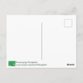 Groeten of Jouw tekst op Cute Chameleon Briefkaart (Achterkant)