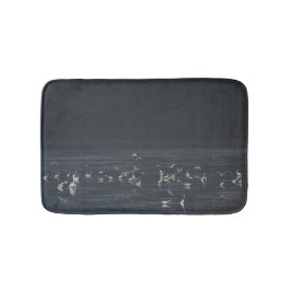 Groeten op de Midnight Blue Ocean Badmat