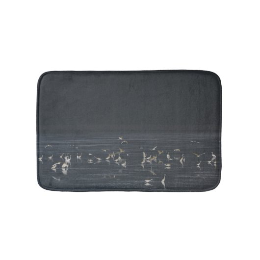 Groeten op de Midnight Blue Ocean Badmat (Voorkant)