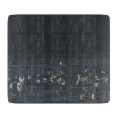 Groeten op de Midnight Blue Ocean Snijplank (Voorkant)