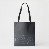 Groeten op de Midnight Blue Ocean Tote Bag (Voorkant)