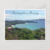 groeten op het eiland boracay briefkaart (Voorkant)