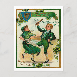 Groeten op St Patricks Briefkaart