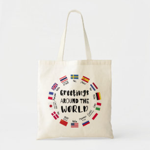 Groeten over de hele wereld, Hallo in alle talen Tote Bag