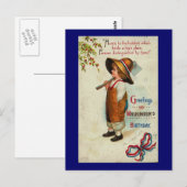 Groeten over wasdag briefkaart (Voorkant / Achterkant)