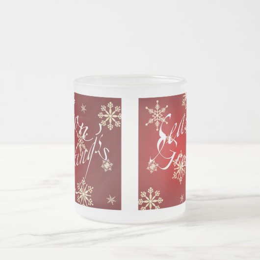 Groeten Rode Vakantieglas Mok (Center)