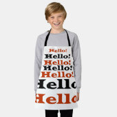 Groeten Schort (Gedragen)