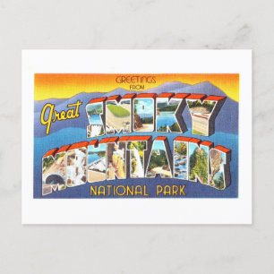 groeten: Smoky Mountains National Park Briefkaart