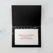 Groeten Sneeuwmannen in sneeuwvlokken Feestdagen Kaart (Binnen)