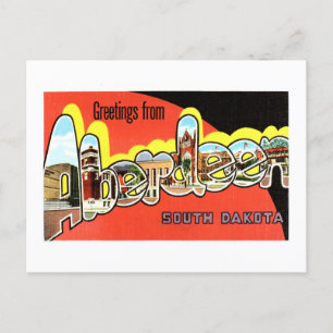 groeten uit Aberdeen, South Dakota Briefkaart