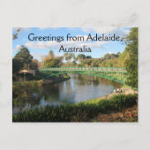 Groeten uit Adelaide, Australië Briefkaart (Voorkant)