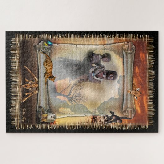 Groeten uit Afrika Legpuzzel (Horizontaal)