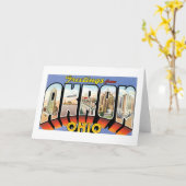 Groeten uit Akron, Ohio! Kaart (Gele Bloem)