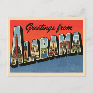  "Groeten uit Alabama" Briefkaart