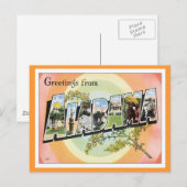 Groeten uit Alabama Briefkaart (Voorkant / Achterkant)