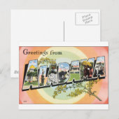 Groeten uit Alabama! Briefkaart (Voorkant / Achterkant)