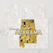 Groeten uit Alabama Briefkaart (Voorkant / Achterkant)