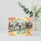 Groeten uit Alabama Briefkaart (Staand voorkant)