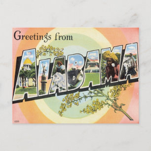 Groeten uit Alabama Briefkaart