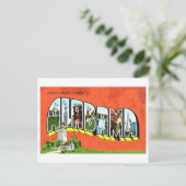 groeten uit Alabama Briefkaart (Staand voorkant)
