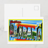  groeten uit Alabama Briefkaart (Voorkant / Achterkant)
