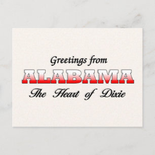 Groeten uit Alabama Briefkaart