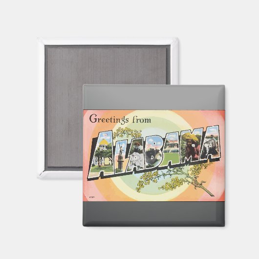 Groeten uit Alabama, Magneet (Voorkant / Achterkant)