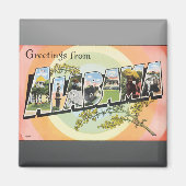 Groeten uit Alabama,  Magneet (Voorkant)