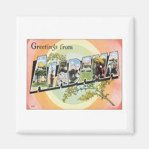 Groeten uit Alabama Magneet